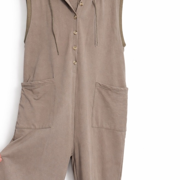 Bibi Cotton Hoodie Jumpsuit 100% Cotton and Super Comfy - Picture 2 of 7